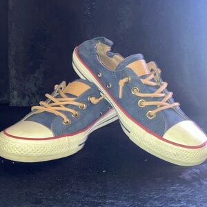 Converse Blue and White Classic Canvas Sneakers